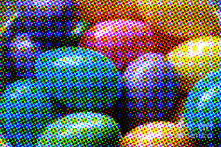 Color Easter Eggs Photograph by Susan Stevenson