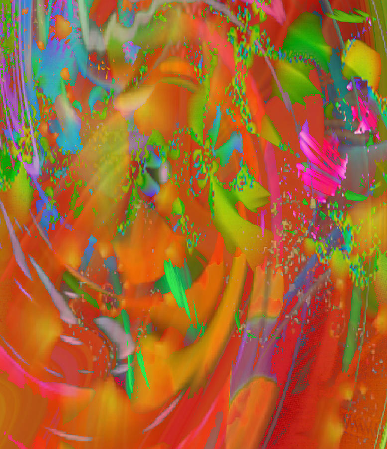 Color explosion Digital Art by Kevin Caudill