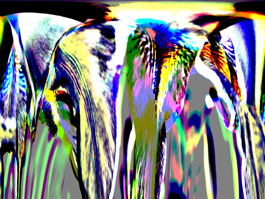 Color Fountain Digital Art by James Granberry