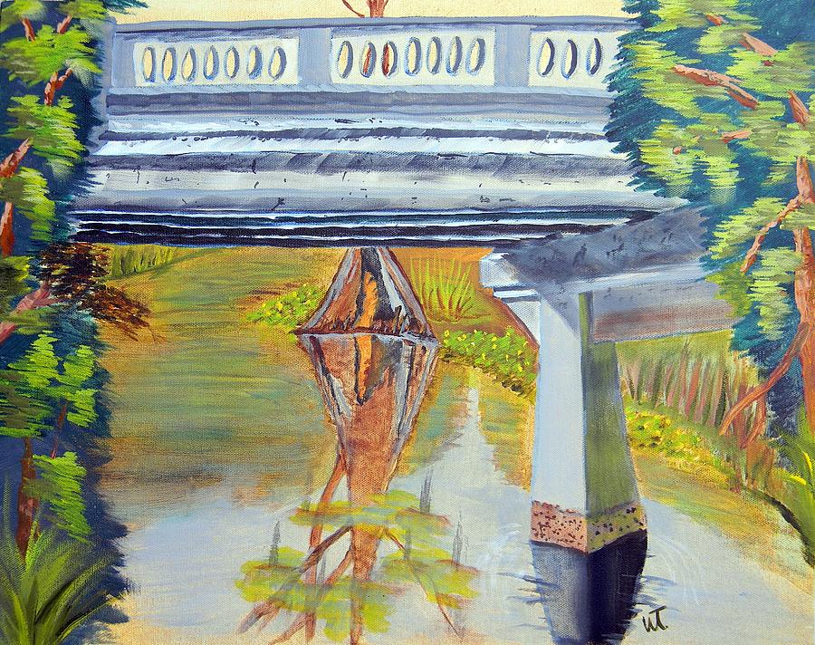 Color From Under the Bridge 2 Painting by Warren Thompson
