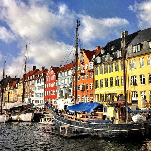 Boat Photograph - Color in Copenhagen by Luke Kingma