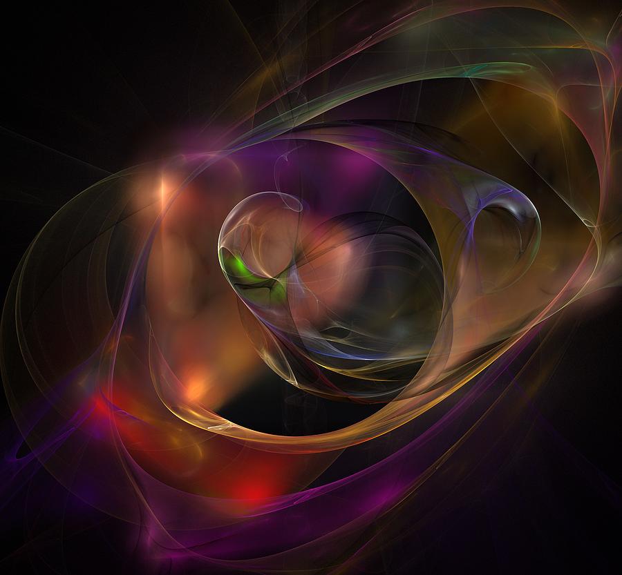 Abstract Digital Art - Color  of Music by Christy Leigh