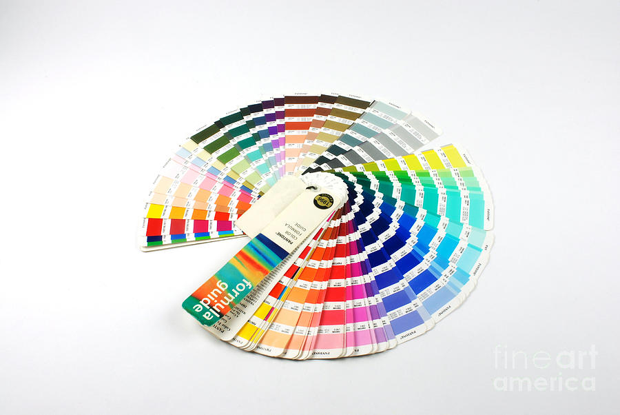 Color Palette Photograph - Color Palette Wheel by Photo Researchers, Inc.