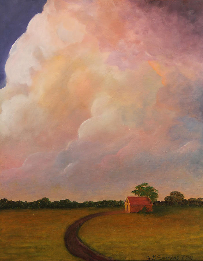 Landscape Painting - Color Storm by Janet Greer Sammons