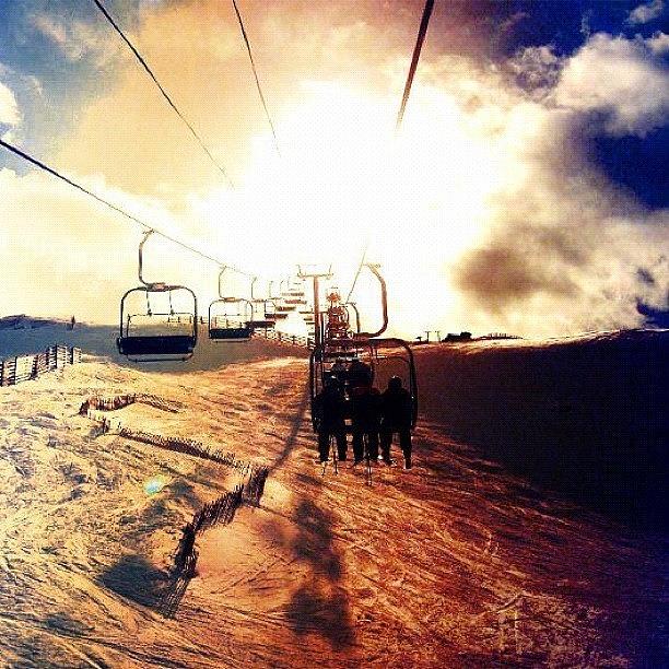 Winter Photograph - Colorado Chairlift  by Crystal Peterson