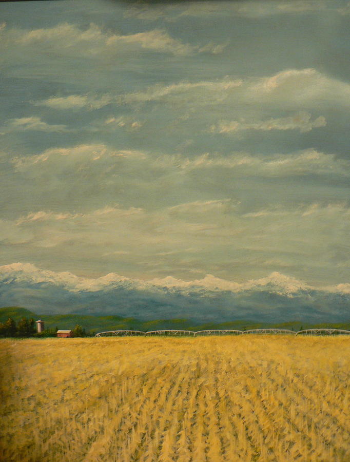 Colorado Corn Field Painting by Don Lindemann - Fine Art America