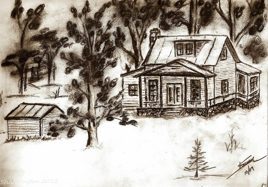 Colorado country Drawing by Shannon Harrington