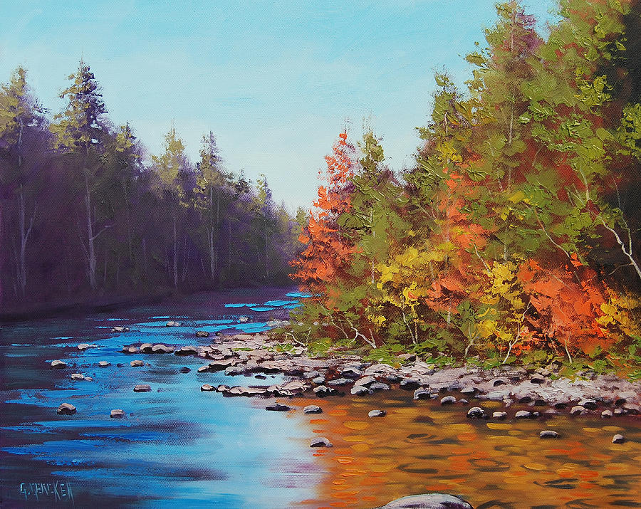 Fall Painting - Colorado River by Graham Gercken