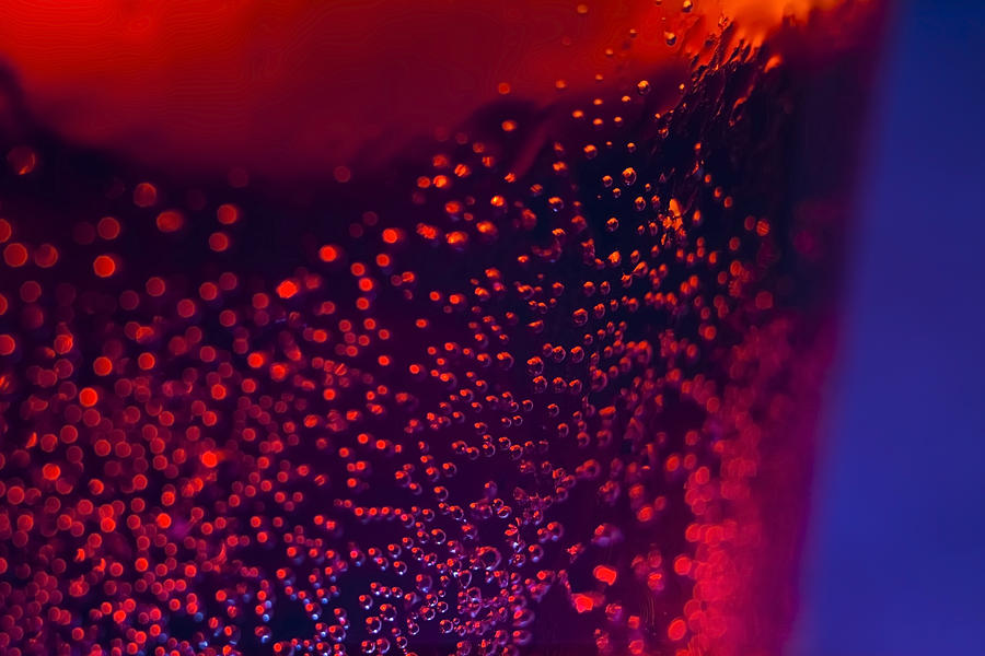 Beer Photograph - Colored bubbles by Sven Brogren