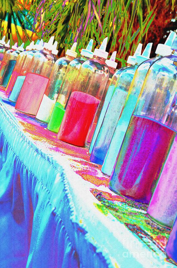Colored Sand Bottles Photograph by Lynda Dawson-Youngclaus