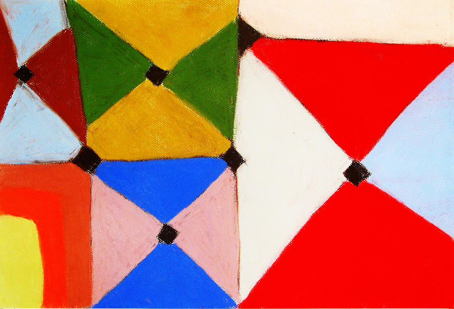 Pattern Painting - Colored Tiles by Kazuya Akimoto