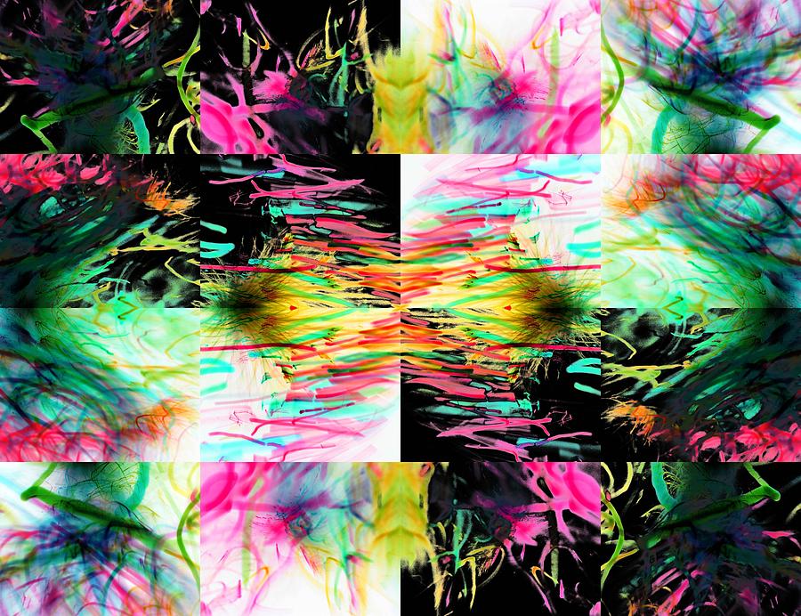 Colored Tubes Digital Art