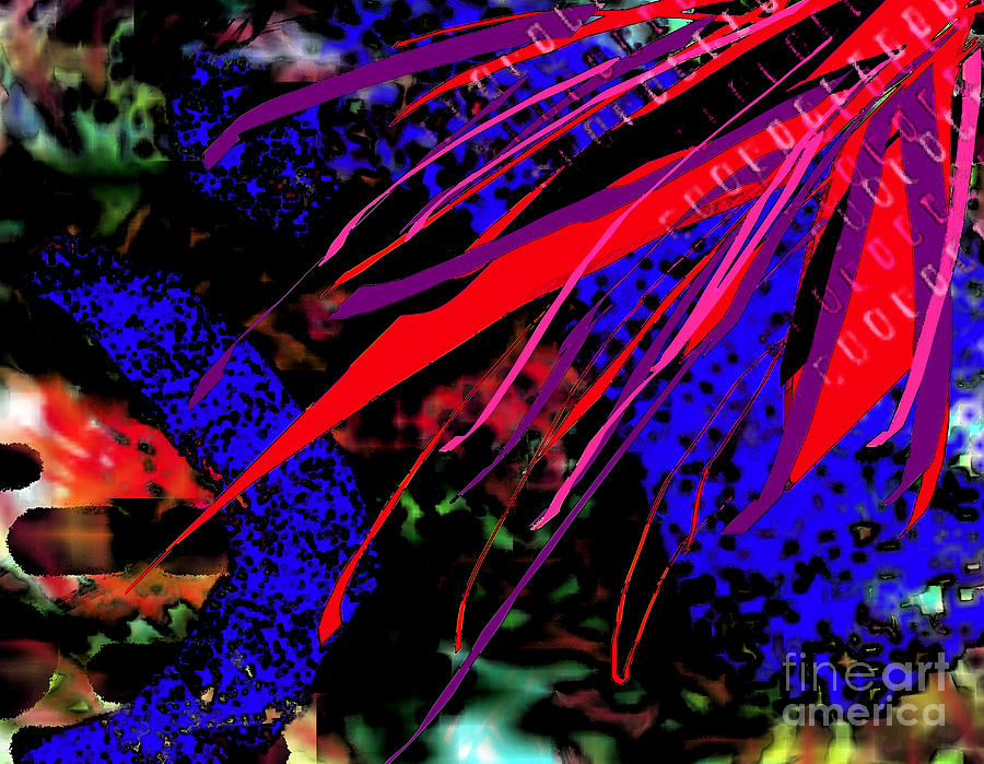 Abstract Digital Art - Colorful Bold by Nikki Sanford