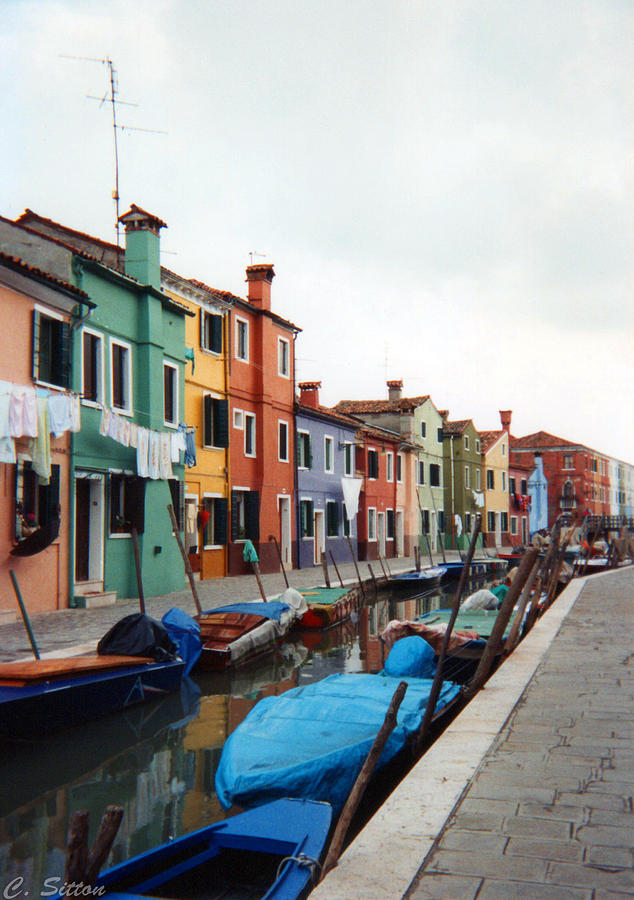 Colorful Burano Photograph by C Sitton