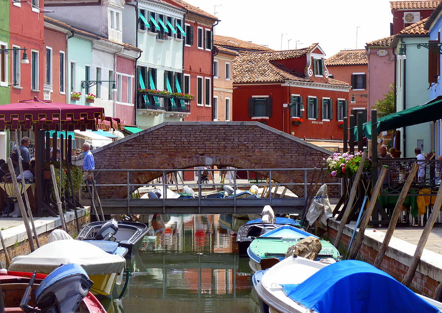 Colorful Burano Photograph by Carla Parris