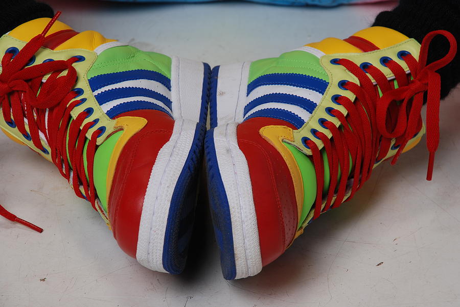 Colorful Clown Shoes Photograph by Richard Bryce and Family