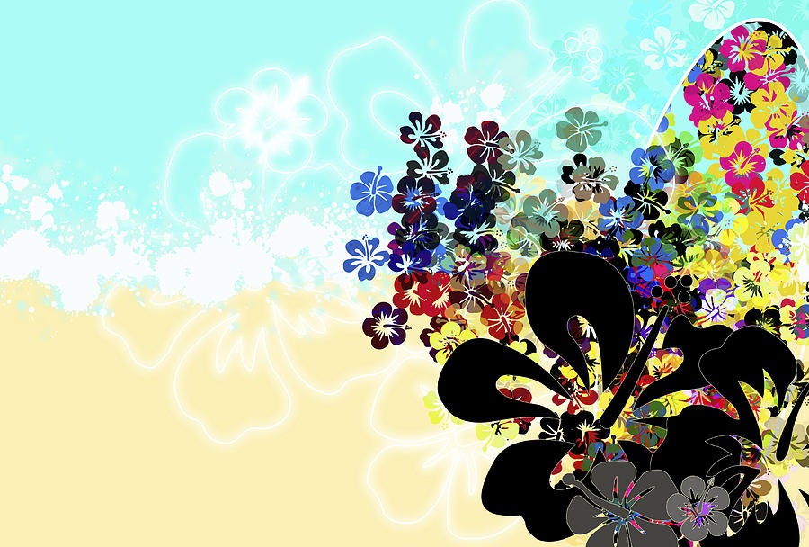 Colorful Flowers Montage Digital Art by Photos.com