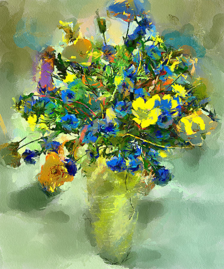 Colorful Flowers Digital Art by Yury Malkov - Fine Art America