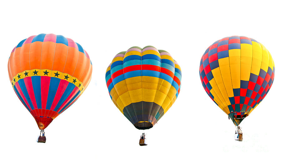 Summer Photograph - Colorful Hot Air Balloons by Tul Chalothonrangsee