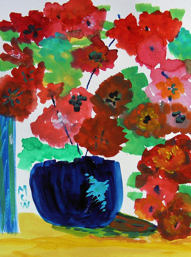Colorful Inside View Painting by Mary Carol Williams