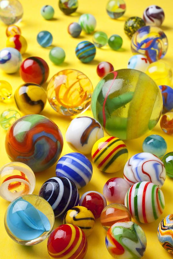 Colorful Marbles Photograph By Garry Gay