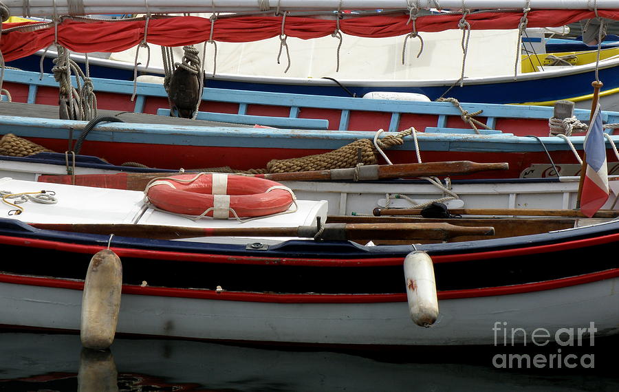 Boat Photograph - Colorful Wooden Boats by Lainie Wrightson