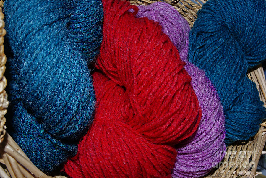 Colorful Yarn Photograph by Margie Avellino
