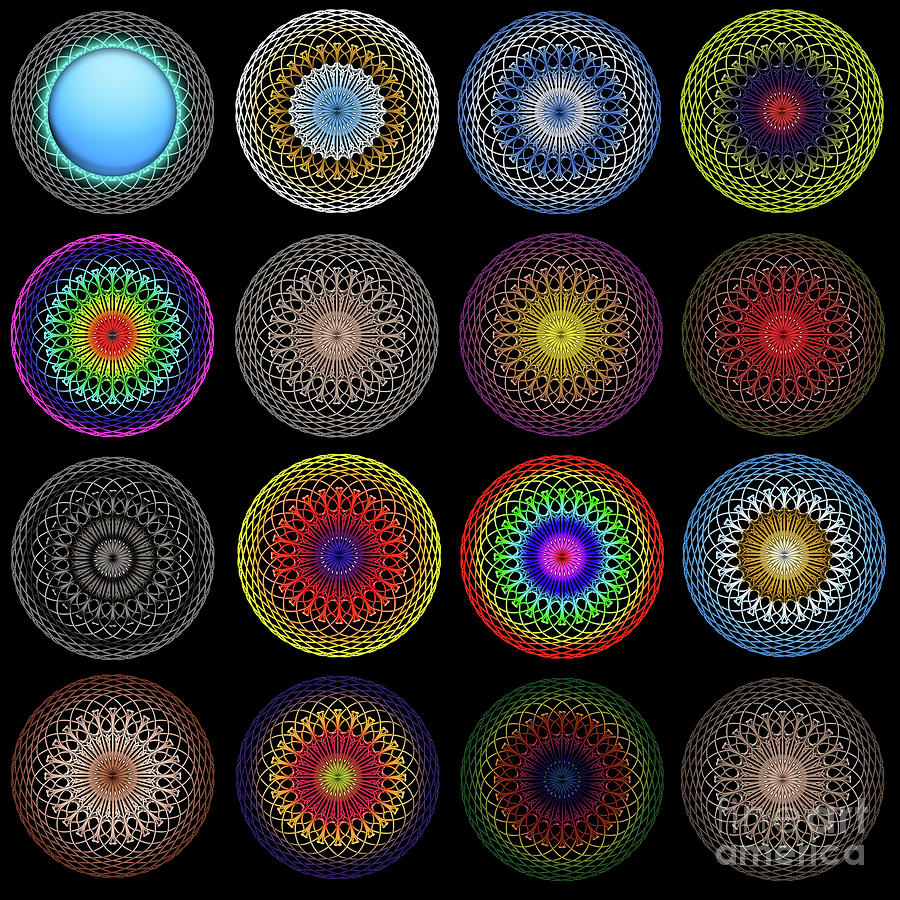 Colorful Yarn Matrix Digital Art by Clayton Bruster