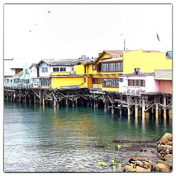 Beach Photograph - Coloridos Restaurantes En San Francisco by Sandra Lira