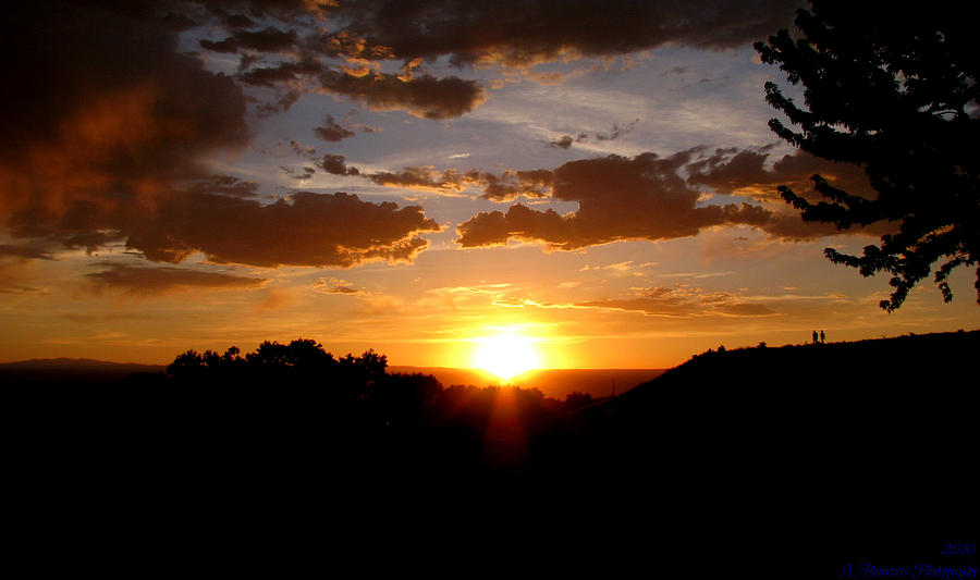 Albuquerque Photograph - Colors of a Setting Sun by Aaron Burrows