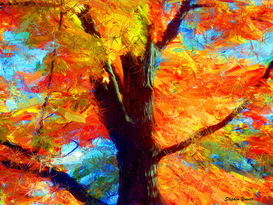 Colors of Autumn Digital Art by Stephen Younts