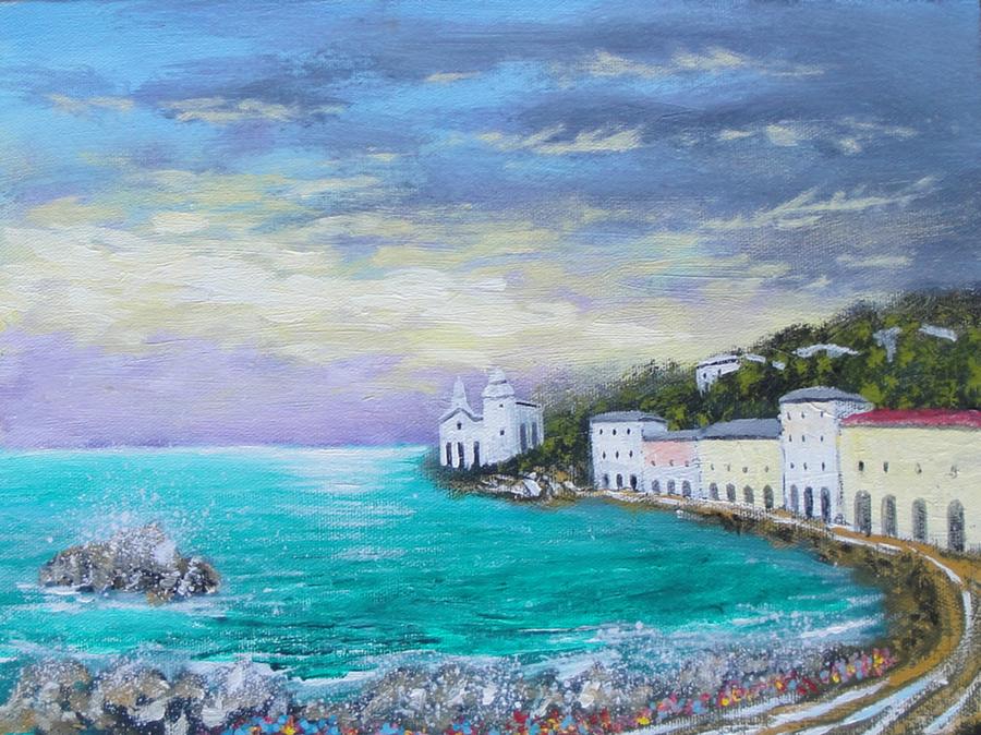 Colors Of The Riviera 2 Painting by Larry Cirigliano