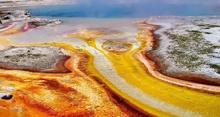 Colors of Yellowstone II Photograph by Ellen Heaverlo