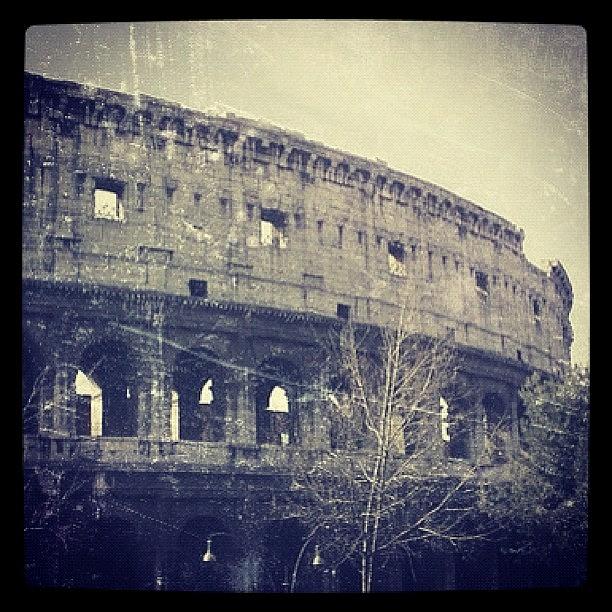 Vintage Photograph - Colosseum in Rome by Noah Jacob