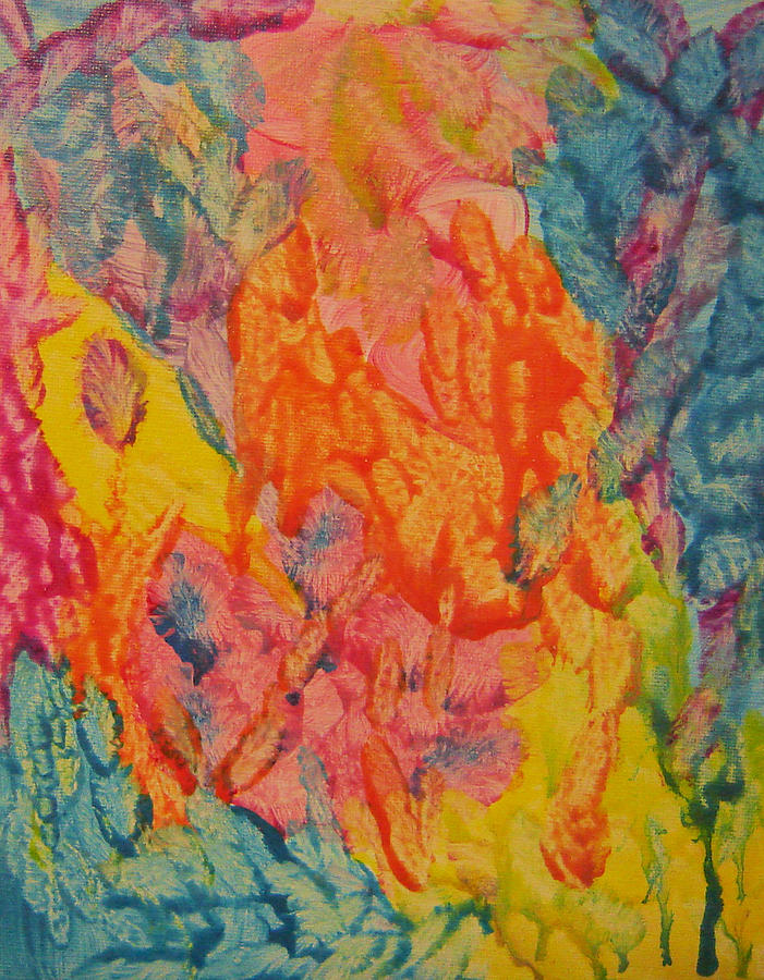 Colour My World With Feathers Painting by Essence Ka tha ras