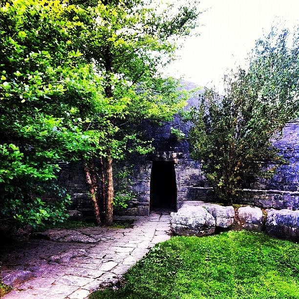 Stone Photograph - #colour #stone #hut #garden #ireland by Bekah Chaplin ™