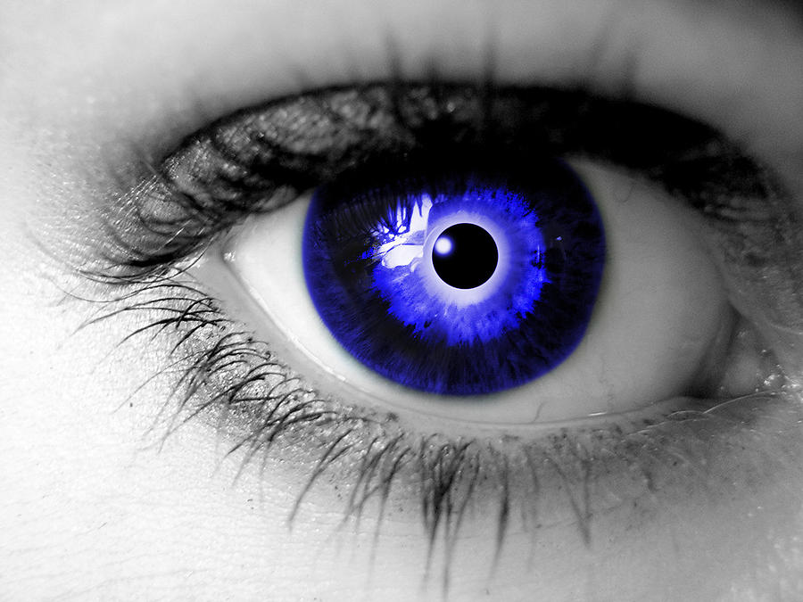 Eyes Digital Art - Colourful eye by Edward MORTON