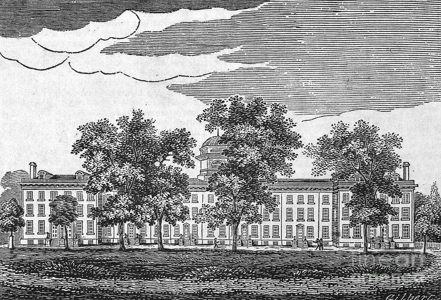 COLUMBIA COLLEGE, c1830 Drawing by Granger