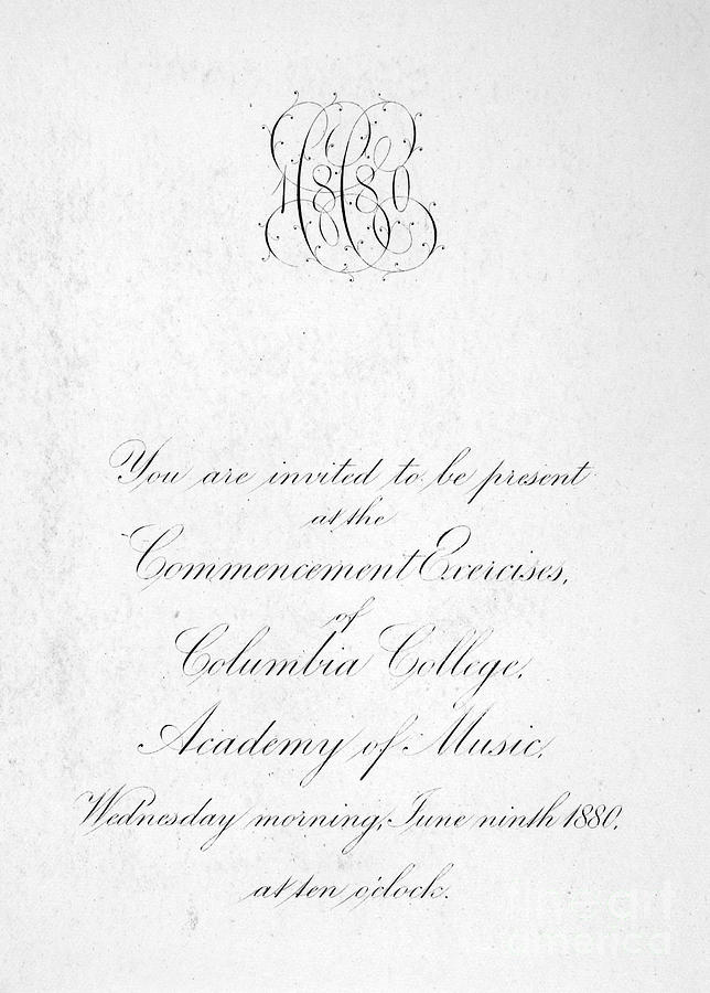 Columbia: Commencement Photograph by Granger