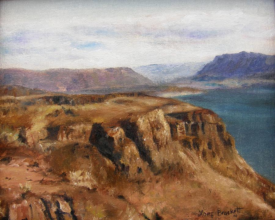 Columbia River Gorge I Painting by Lori Brackett
