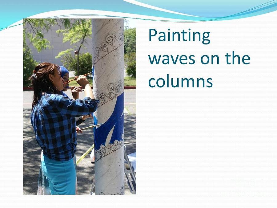 Column Painting Painting by Carol Rashawnna Williams