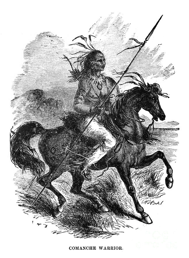Comanche Warrior, 1879 Photograph by Granger
