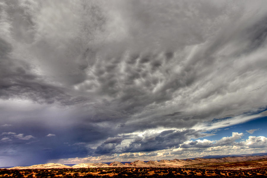 Desert Photograph - Comb Wash Ridge by Stellina Giannitsi
