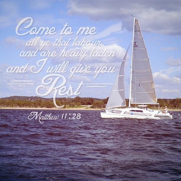 Inspirational Photograph - come To Me, All Ye That Labour And by Traci Beeson