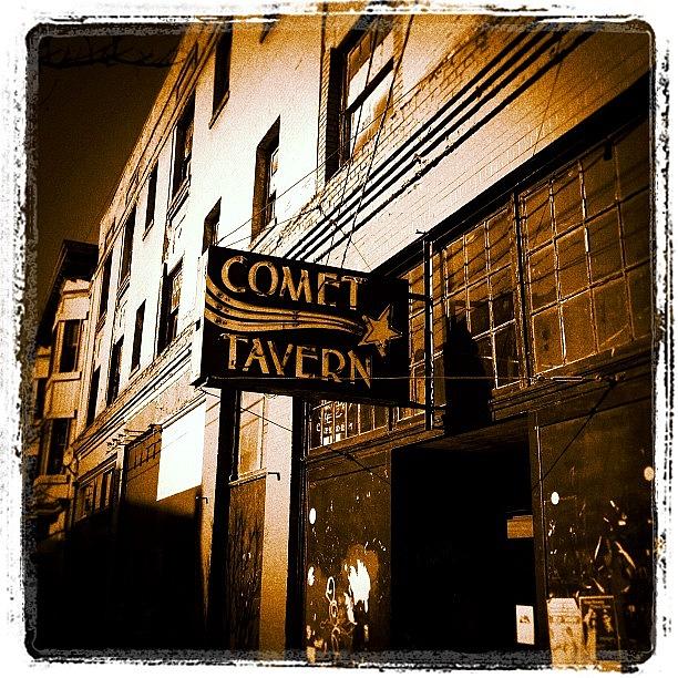Sign Photograph - Comet Tavern by T Catonpremise