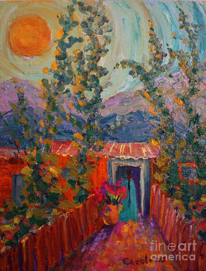 New Mexico Landscape Painting - Coming Home by Carolene Of Taos