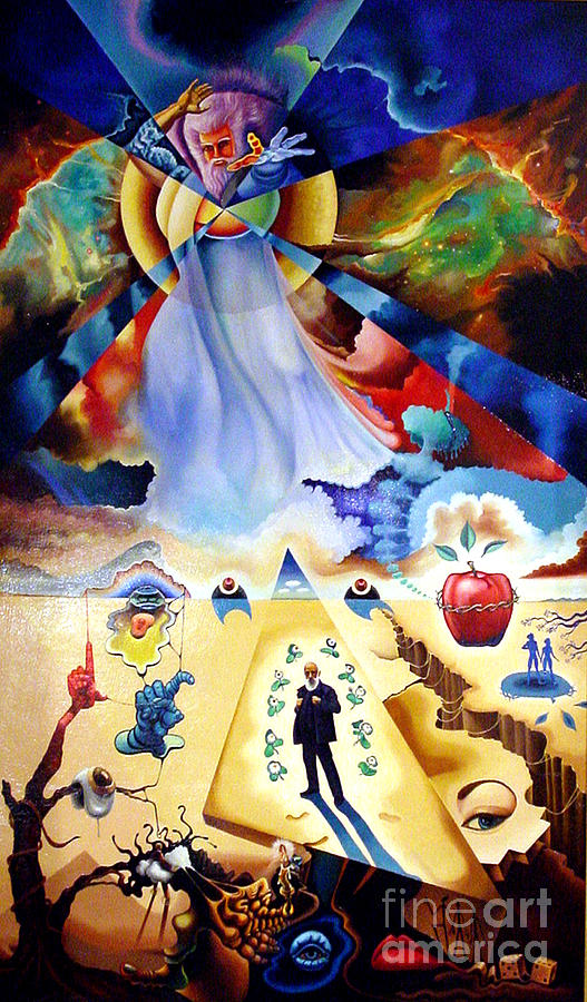 Revelation Painting - Coming In The Clouds by Peter Olsen Revelation Painting - Coming In The Clouds by Peter Olsen