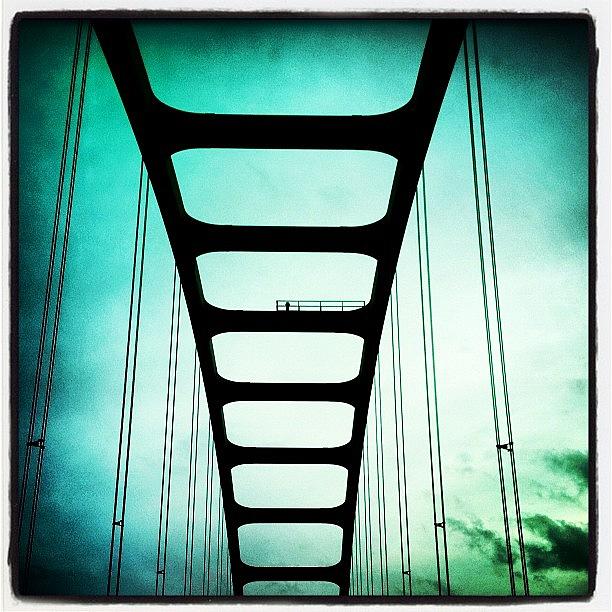 Architecture Photograph - Coming Into #mobile (my #hometown by Molly Slater Jones