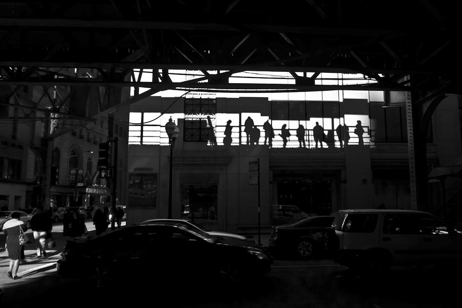 Commuter Shadows Photograph by Sven Brogren