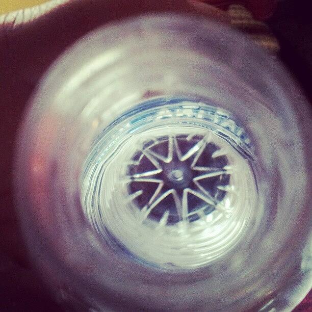 Abstract Photograph - Compass Rose In My Water Bottle by Janel Erikson